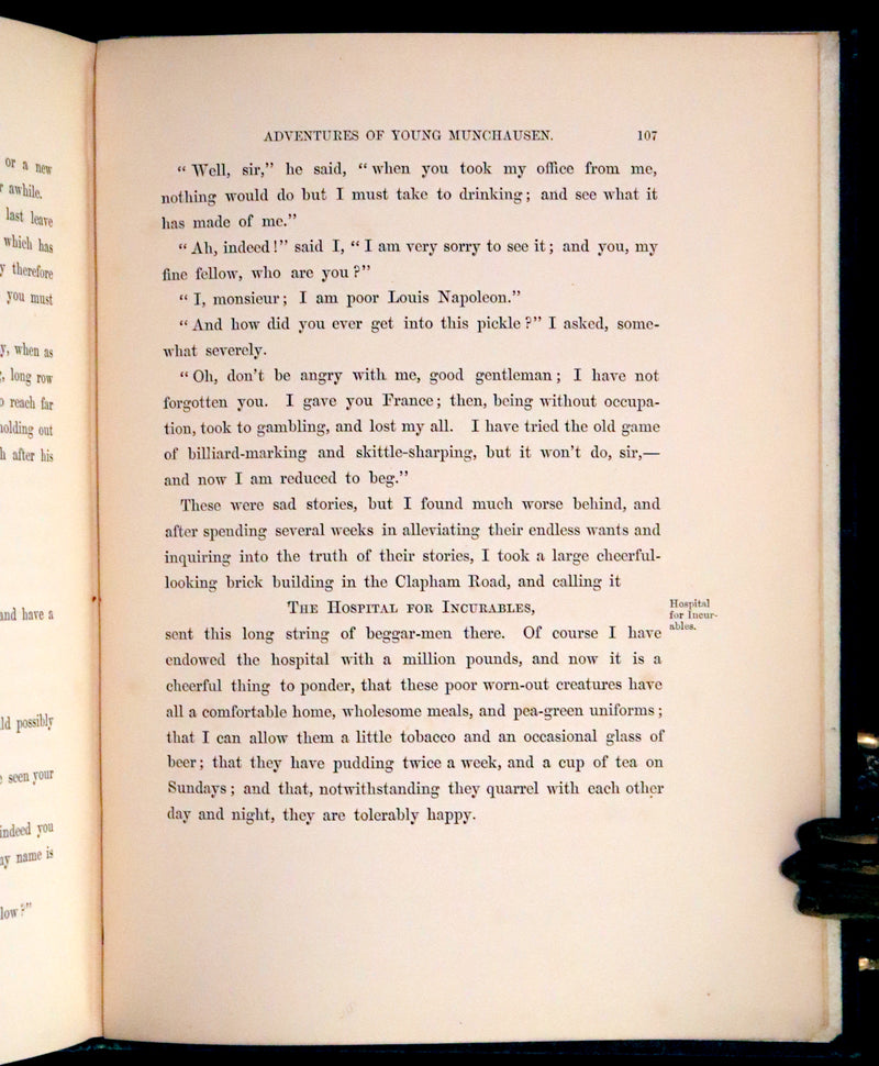 1865 Rare First Edition - The Surprising, Unheard of, and Never-to-be-Surpassed Adventures of Young Munchausen.