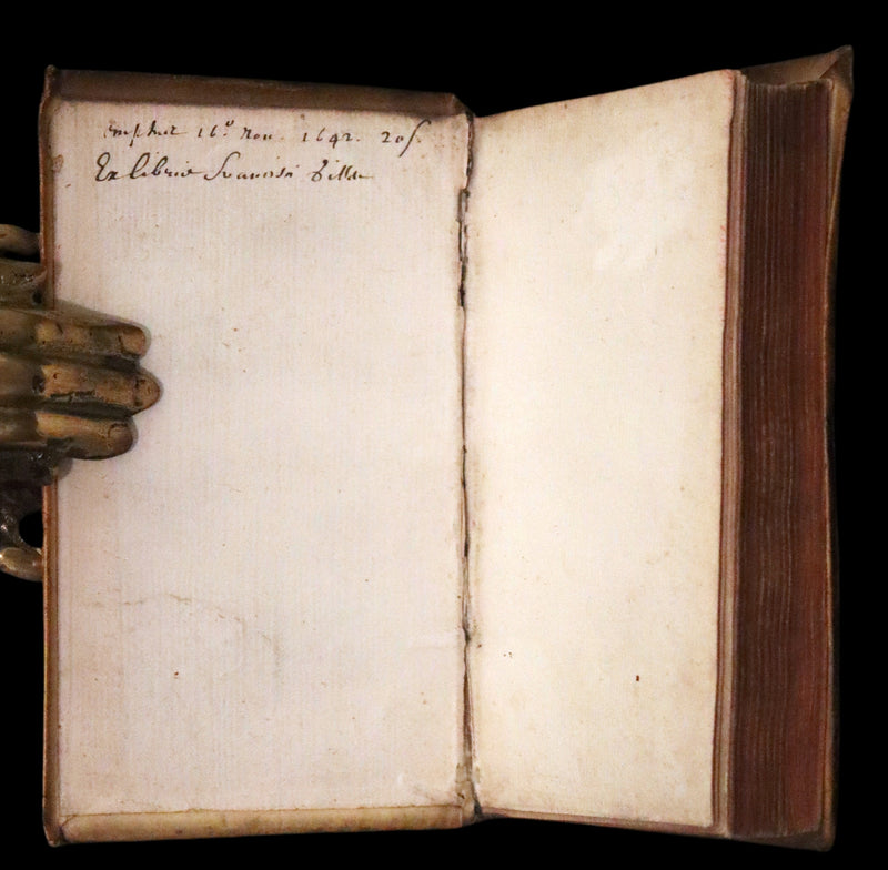 1635 Rare Latin Book - Terence's Comedies - Publii Terentii Comœdiæ Sex: Ex Recensione Heinsiana.