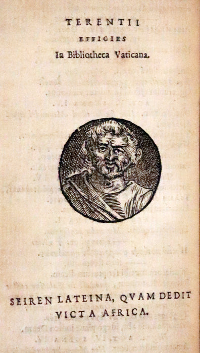 1635 Rare Latin Book - Terence's Comedies - Publii Terentii Comœdiæ Sex: Ex Recensione Heinsiana.