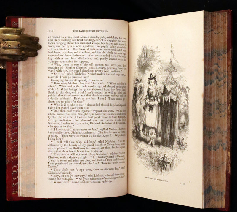 1882 Rare Illustrated Edition - The Lancashire Witches. A Romance Of Pendle Forest.