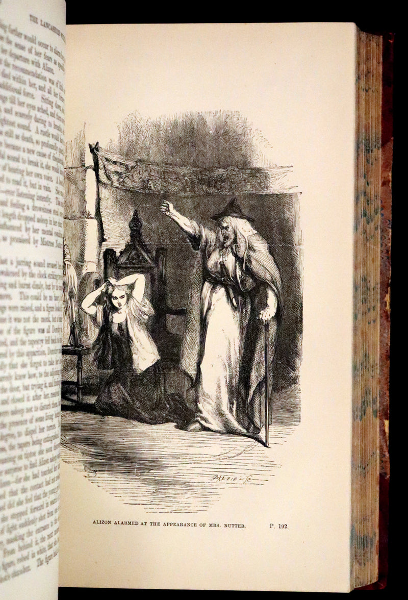 1882 Rare Illustrated Edition - The Lancashire Witches. A Romance Of Pendle Forest.