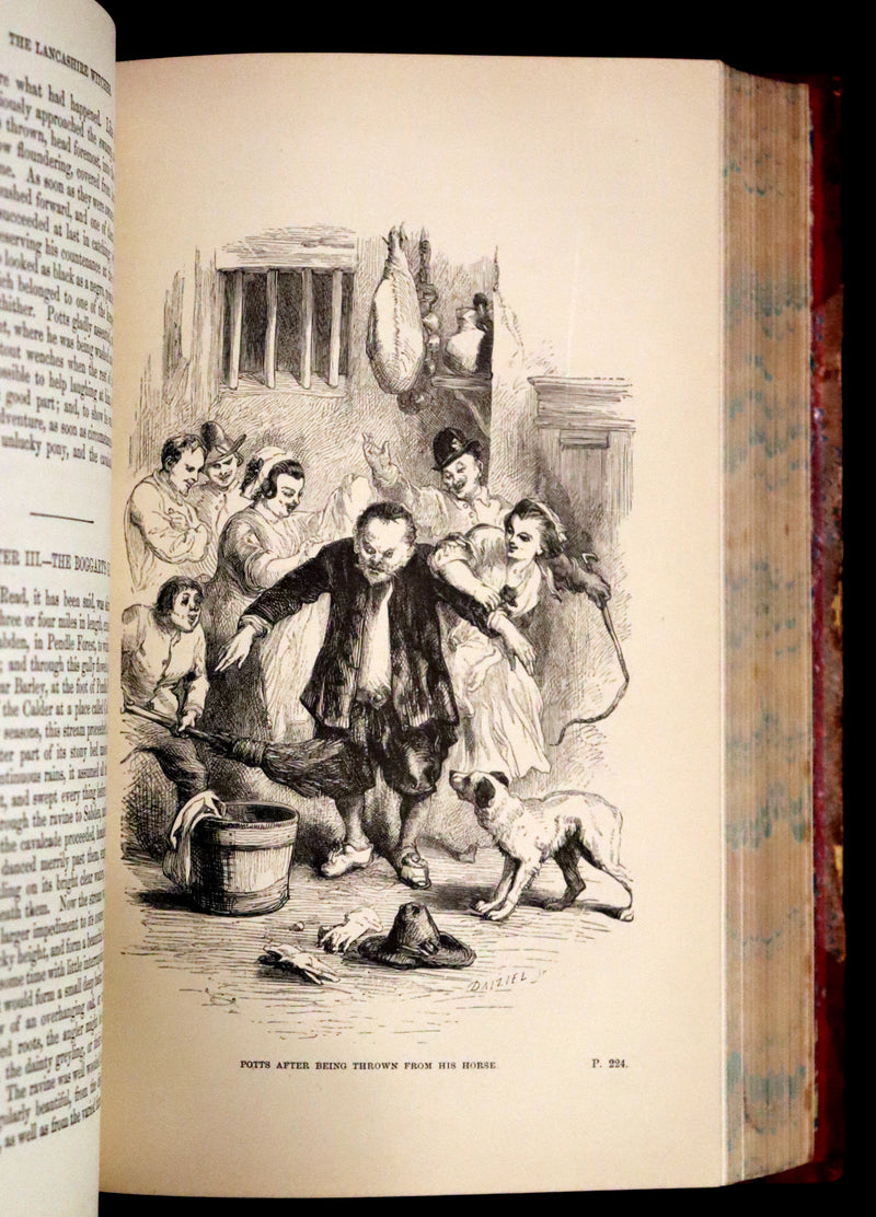 1882 Rare Illustrated Edition - The Lancashire Witches. A Romance Of Pendle Forest.