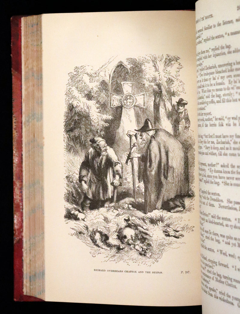 1882 Rare Illustrated Edition - The Lancashire Witches. A Romance Of Pendle Forest.