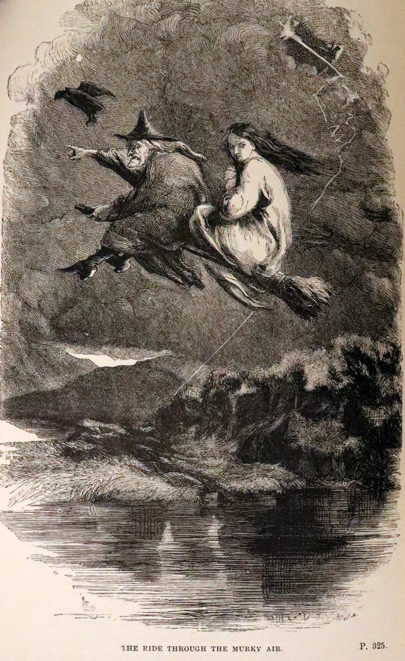 1882 Rare Illustrated Edition - The Lancashire Witches. A Romance Of Pendle Forest.