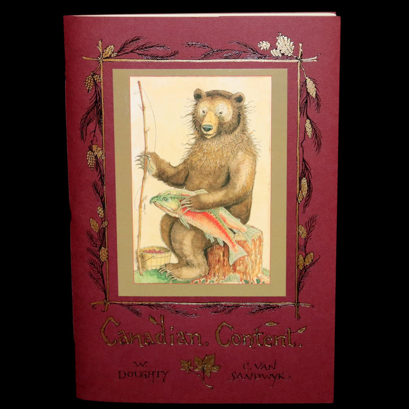 2009 Rare Signed Book - Canadian Content by Charles Van Sandwyk.