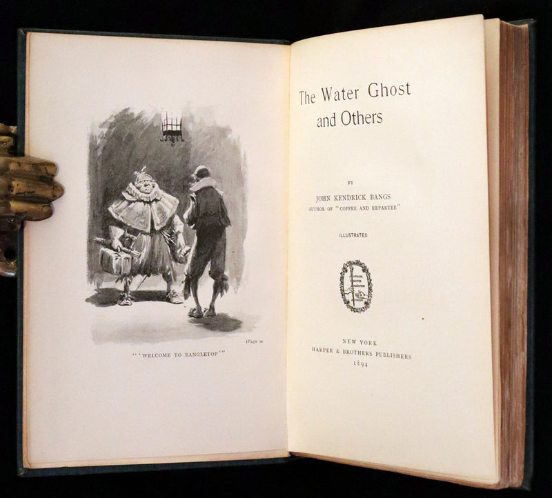 1894 Rare First Edition - The Water Ghost and other Ghost Stories by John Kendrick Bangs.