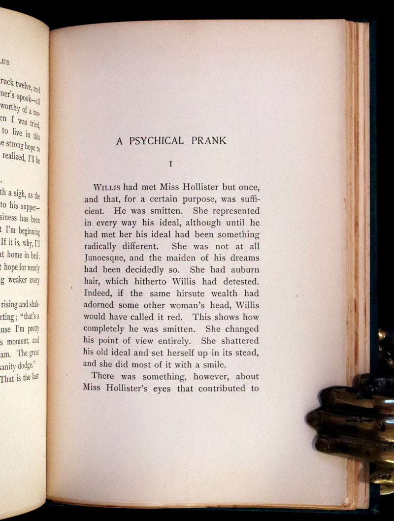 1894 Rare First Edition - The Water Ghost and other Ghost Stories by John Kendrick Bangs.