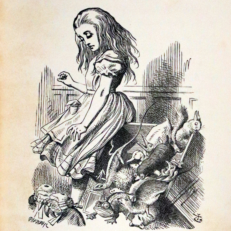 1898 Rare Edition in Blue - Alice's Adventures in Wonderland by Lewis Carroll.