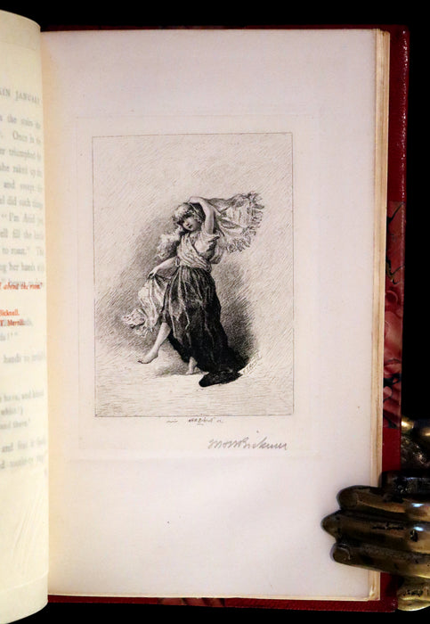 1898 Scarce First De Luxe Limited Edition - Captain January, Lighthouse Keeper and His Little Girl Signed by Laura E. Richards.