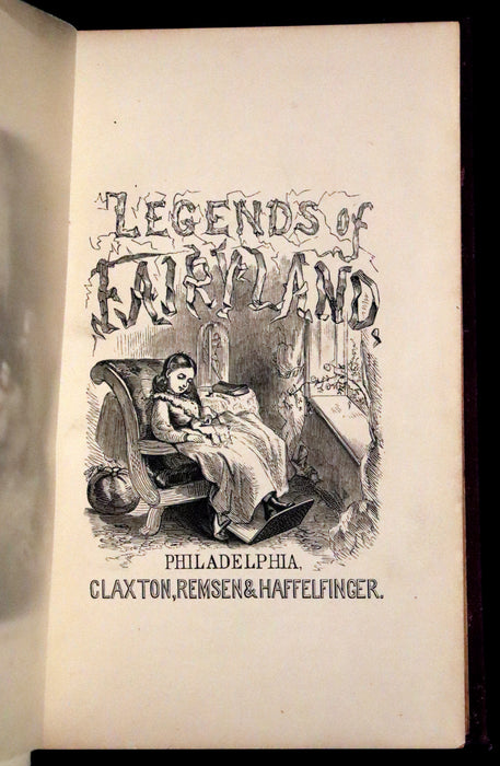 1869 Scarce First Edition ~ Legends from Fairy Land by Anna Bache.