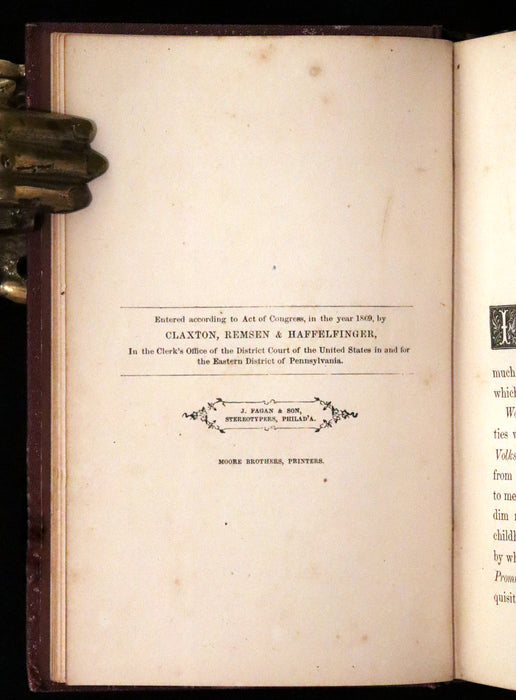 1869 Scarce First Edition ~ Legends from Fairy Land by Anna Bache.