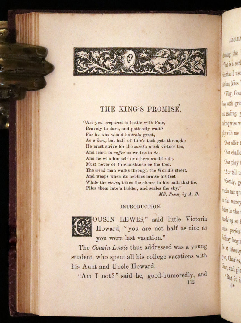 1869 Scarce First Edition ~ Legends from Fairy Land by Anna Bache.
