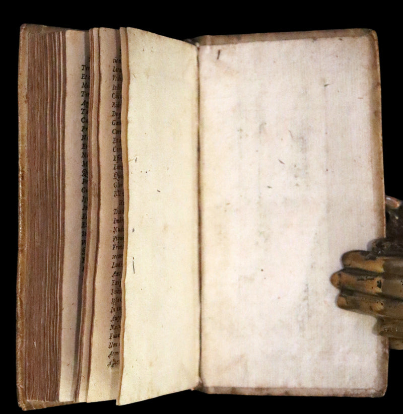 1674 Scarce Latin Vellum Book - Claudian's Latin Poetry of late antiquity - Emendatissima Poemata.