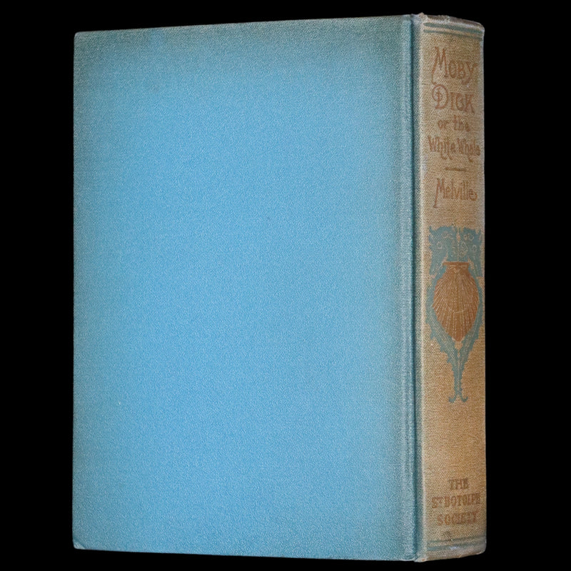 1922 Rare Book - Moby Dick, The White Whale by Herman Melville illustrated by Augustus Burnham Shute.