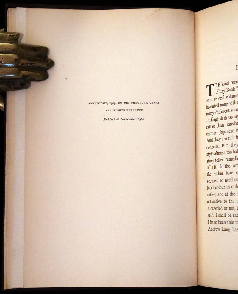 1909 First Edition - Warriors of Old Japan and Other Stories by Yei Theodora Ozak.