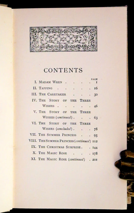 1892 Scarce First Edition - An Enchanted Garden, Fairy Tales by Mary Louisa Molesworth.