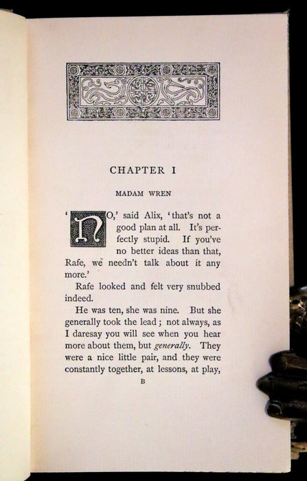 1892 Scarce First Edition - An Enchanted Garden, Fairy Tales by Mary Louisa Molesworth.