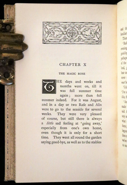 1892 Scarce First Edition - An Enchanted Garden, Fairy Tales by Mary Louisa Molesworth.