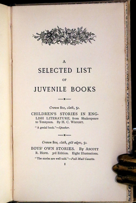 1892 Scarce First Edition - An Enchanted Garden, Fairy Tales by Mary Louisa Molesworth.