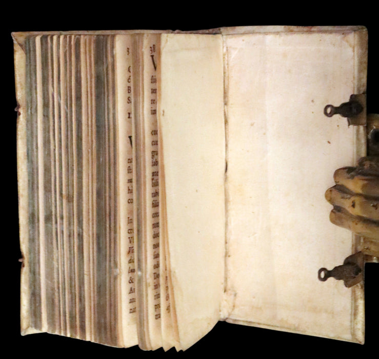 1658 Scarce Latin Vellum Book with Clasps - Jesuit Samuel Laberhittel Work, The Science of Salvation.