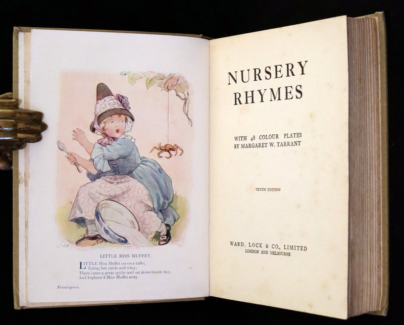 1925 Rare Book - Nursery Rhyme illustrated by Margaret W. Tarrant