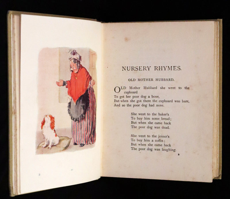 1925 Rare Book - Nursery Rhyme illustrated by Margaret W. Tarrant