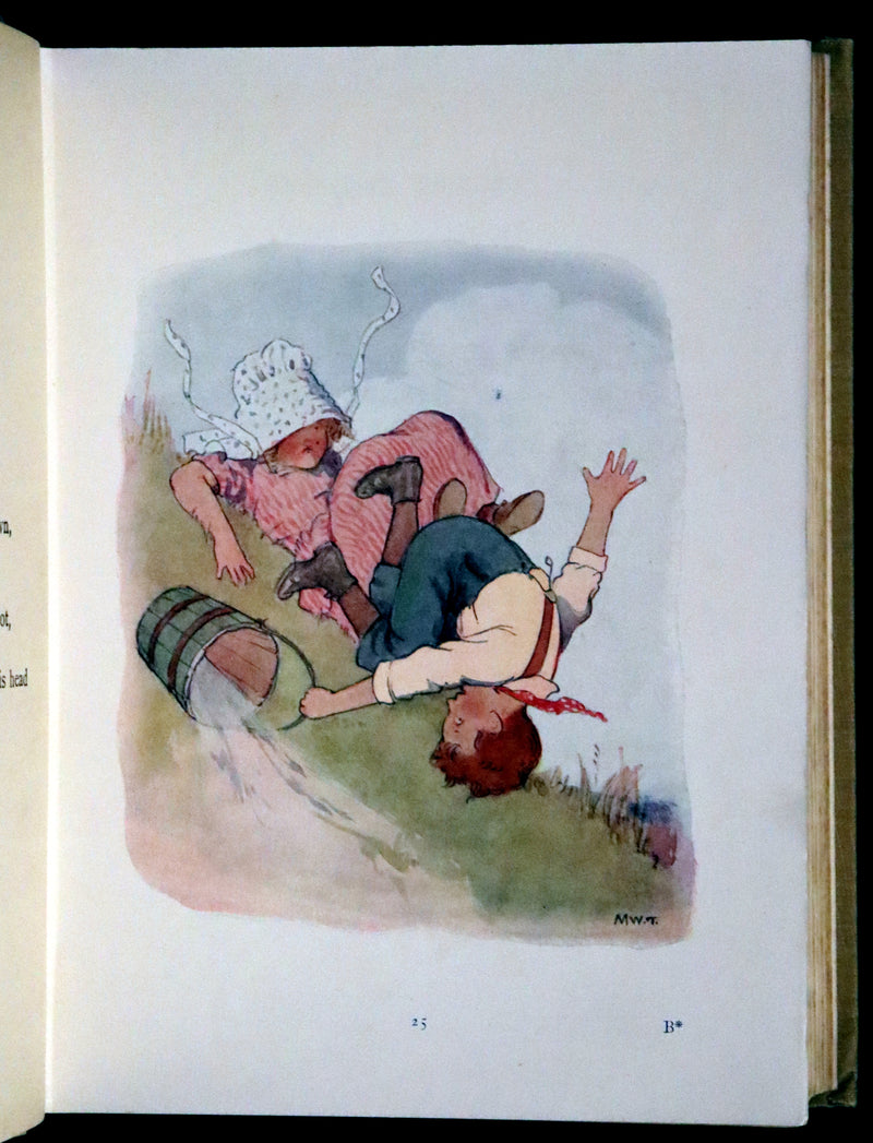 1925 Rare Book - Nursery Rhyme illustrated by Margaret W. Tarrant