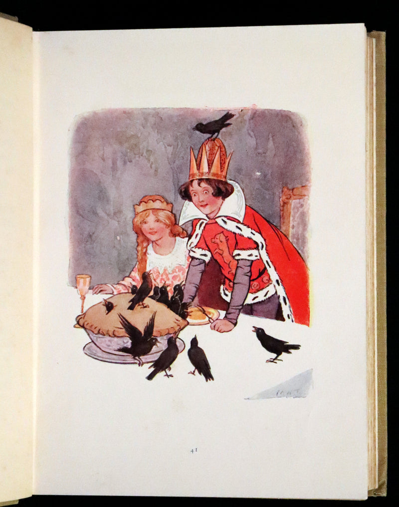 1925 Rare Book - Nursery Rhyme illustrated by Margaret W. Tarrant