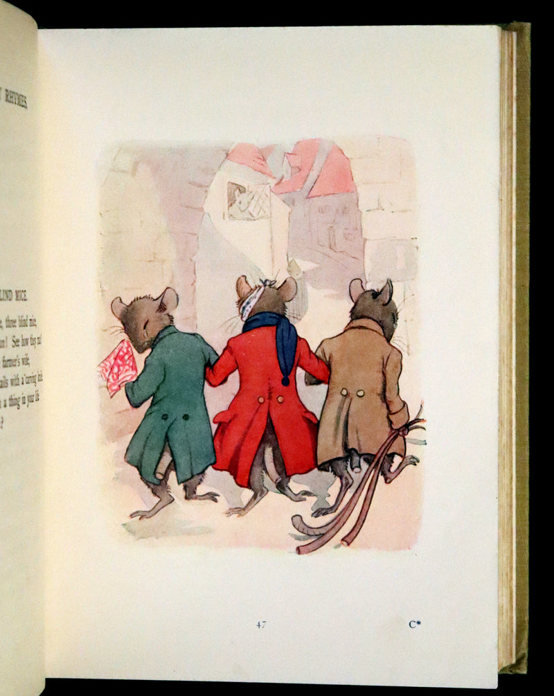 1925 Rare Book - Nursery Rhyme illustrated by Margaret W. Tarrant