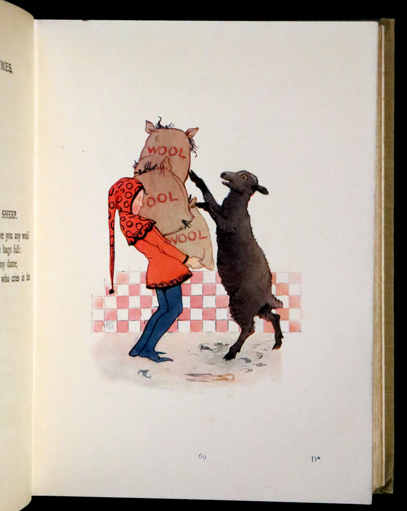 1925 Rare Book - Nursery Rhyme illustrated by Margaret W. Tarrant