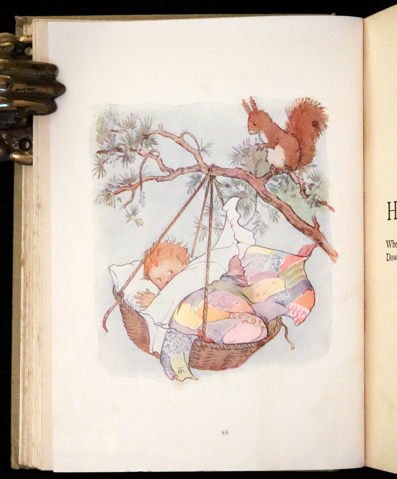 1925 Rare Book - Nursery Rhyme illustrated by Margaret W. Tarrant