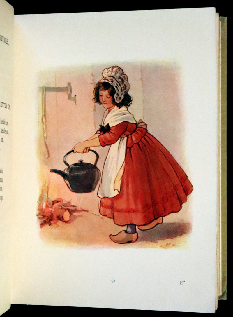 1925 Rare Book - Nursery Rhyme illustrated by Margaret W. Tarrant
