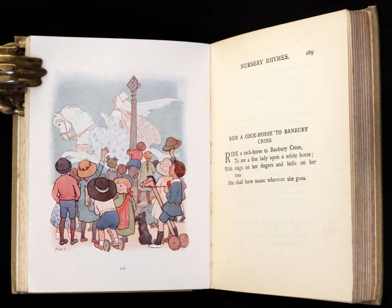 1925 Rare Book - Nursery Rhyme illustrated by Margaret W. Tarrant