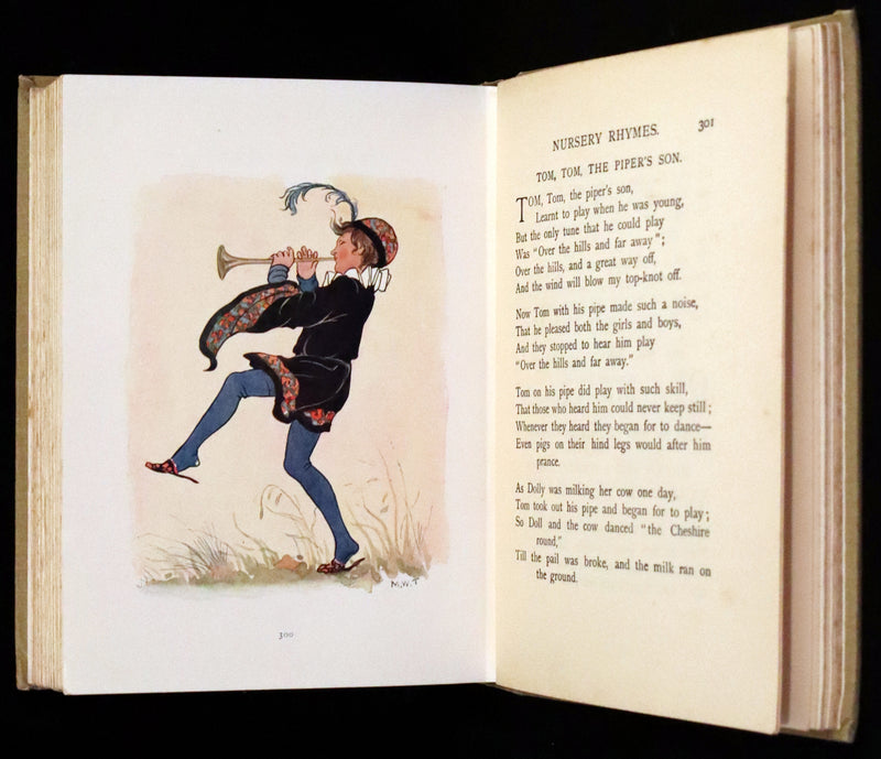 1925 Rare Book - Nursery Rhyme illustrated by Margaret W. Tarrant