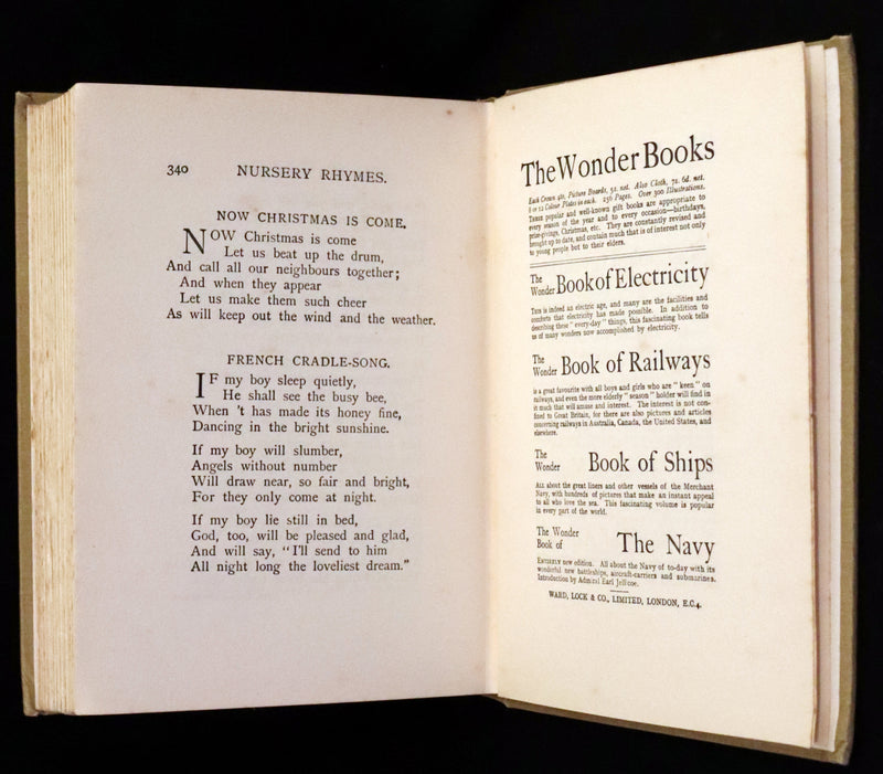 1925 Rare Book - Nursery Rhyme illustrated by Margaret W. Tarrant