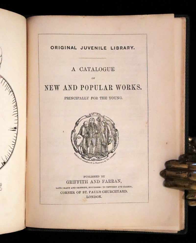 1860 Scarce First Edition - The Nine Lives of a Cat - Tale of Wonder illustrated by Charles H. Bennett.