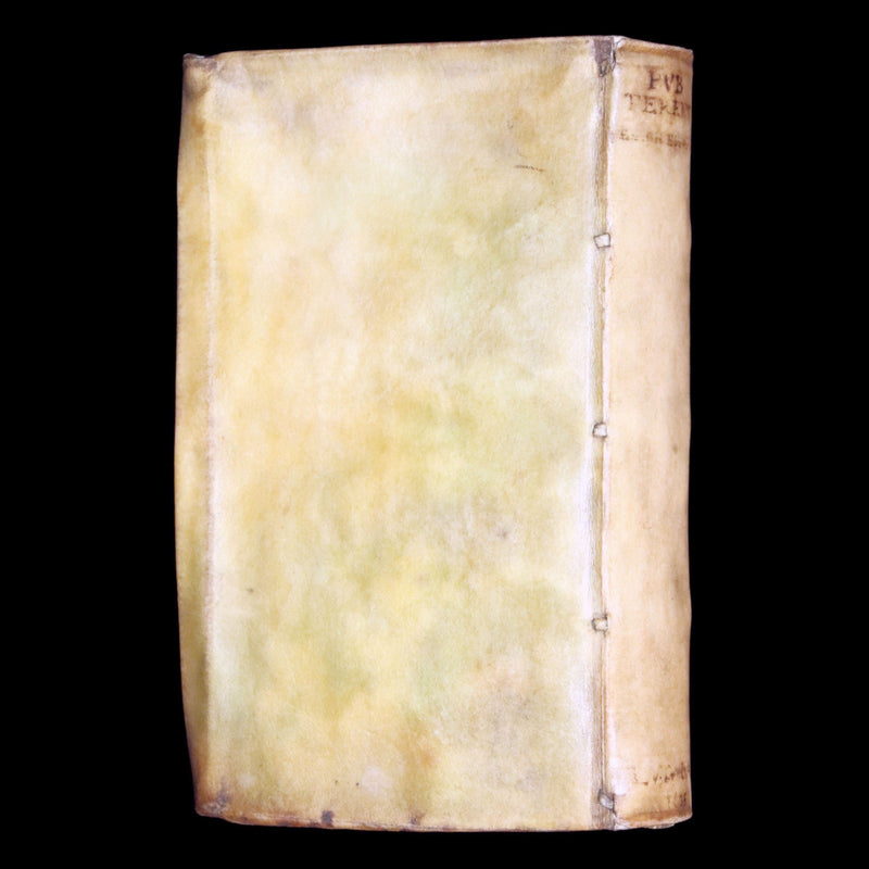 1635 Rare Latin Book - Terence's Comedies - Publii Terentii Comœdiæ Sex: Ex Recensione Heinsiana.