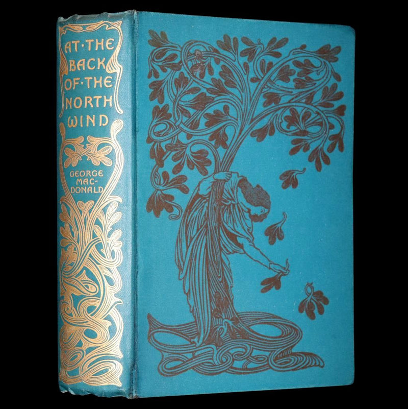 1900 Rare Book - At the Back of the North Wind by George MacDonald illustrated by Arthur Hughes.