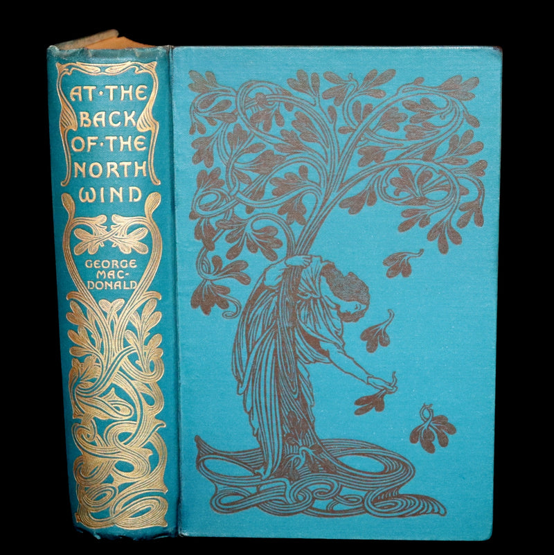 1900 Rare Book - At the Back of the North Wind by George MacDonald illustrated by Arthur Hughes.