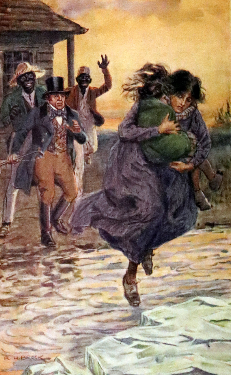 1920 Rare Book - Uncle Tom's Cabin by Harriet Beecher Stowe illustrated by Richard Henry Brock.