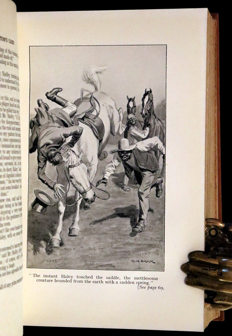 1920 Rare Book - Uncle Tom's Cabin by Harriet Beecher Stowe illustrated by Richard Henry Brock.