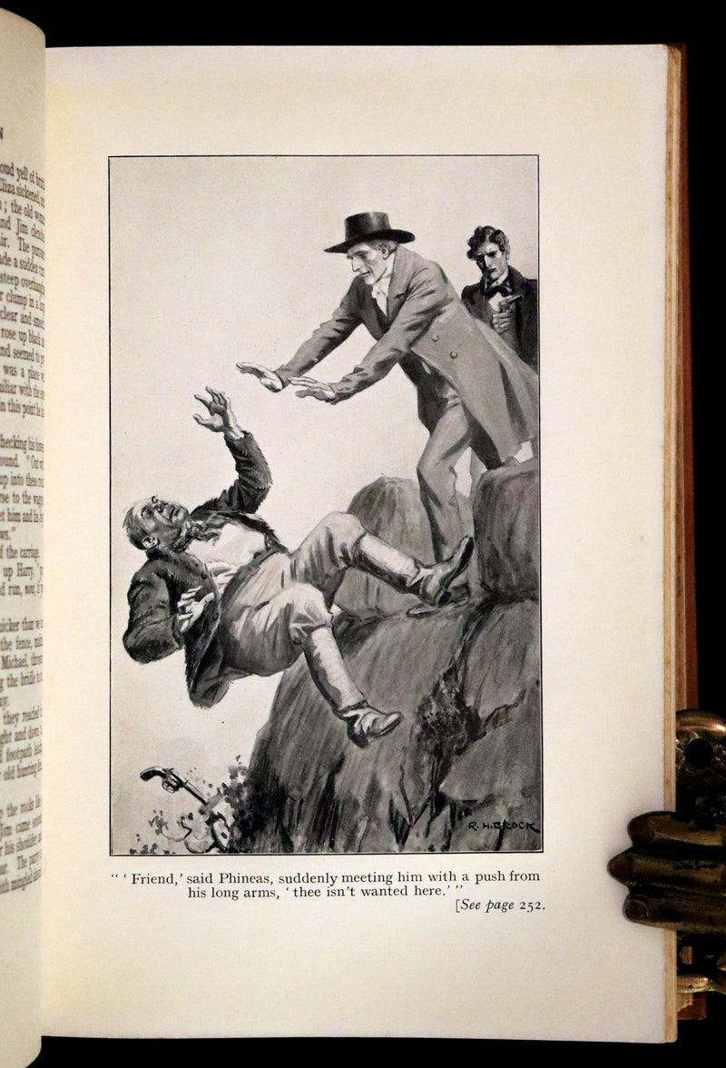 1920 Rare Book - Uncle Tom's Cabin by Harriet Beecher Stowe illustrated by Richard Henry Brock.