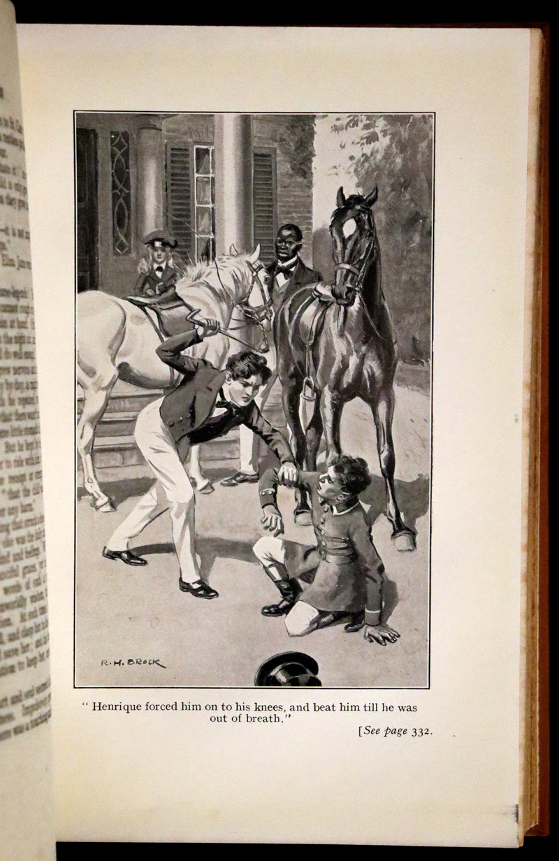 1920 Rare Book - Uncle Tom's Cabin by Harriet Beecher Stowe illustrated by Richard Henry Brock.