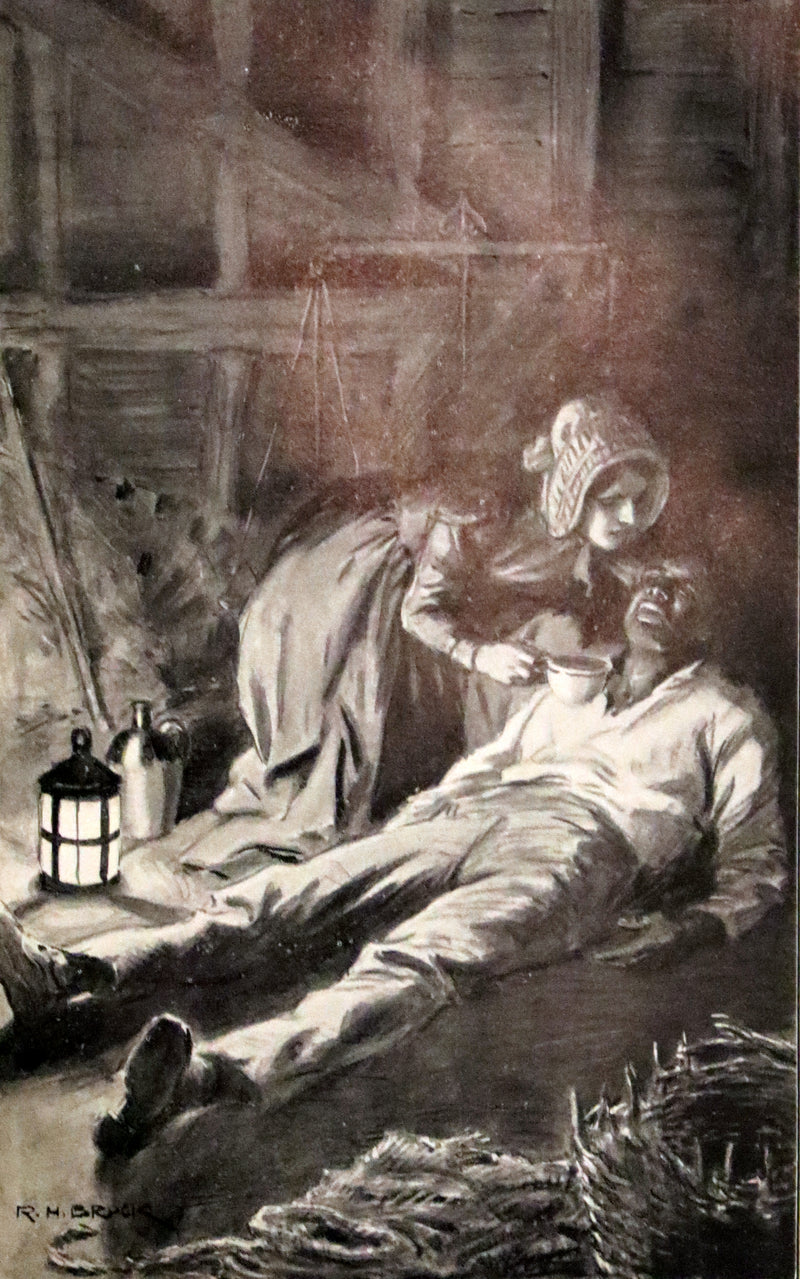 1920 Rare Book - Uncle Tom's Cabin by Harriet Beecher Stowe illustrated by Richard Henry Brock.