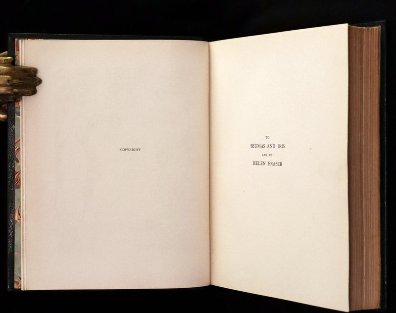 1920 First Edition in Morocco Binding - Irish Fairy Tales illustrated by Arthur Rackham.