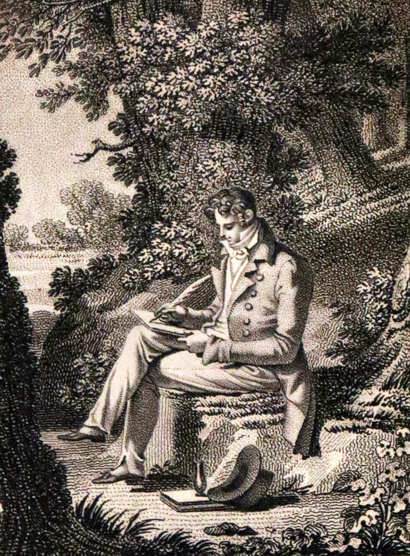 1813 Scarce Romantic French Book - Chansonnier dedie aux Dames - Almanac and Song book.