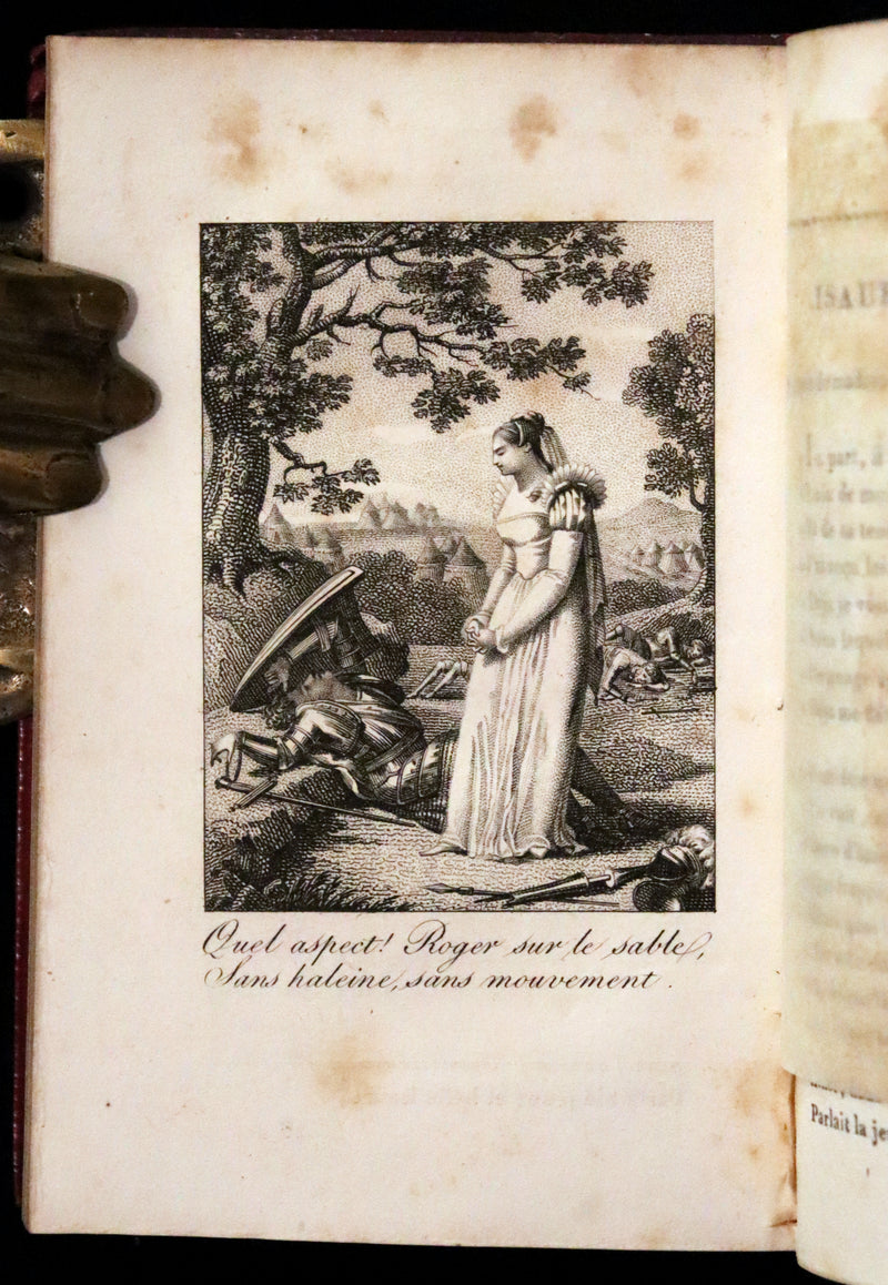 1813 Scarce Romantic French Book - Chansonnier dedie aux Dames - Almanac and Song book.