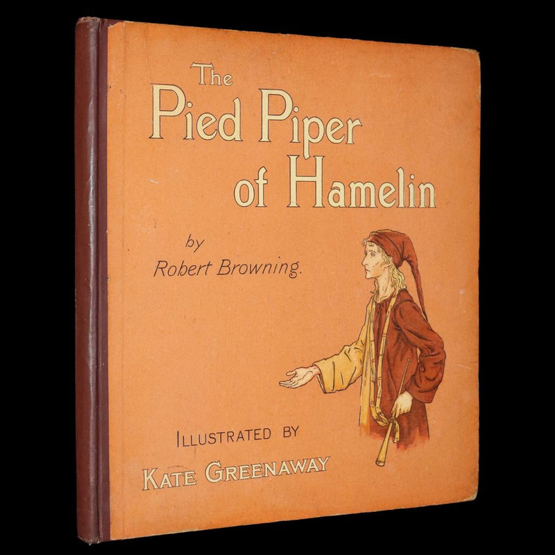1888 Rare First Edition illustrated by Kate Greenaway - The Pied Piper of Hamelin by Robert Browning.