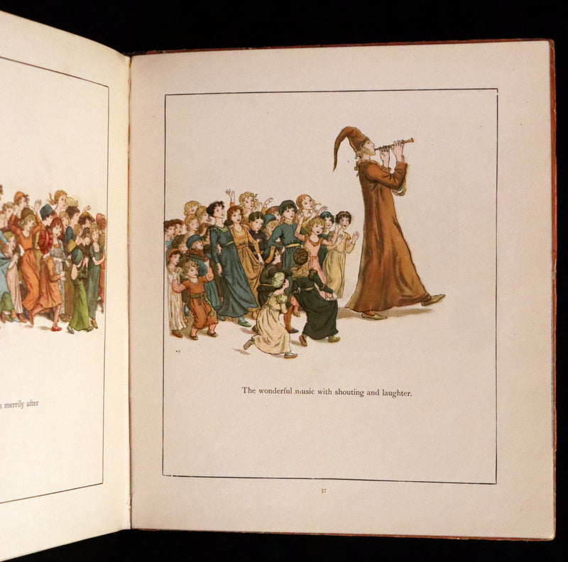 1888 Rare First Edition illustrated by Kate Greenaway - The Pied Piper of Hamelin by Robert Browning.
