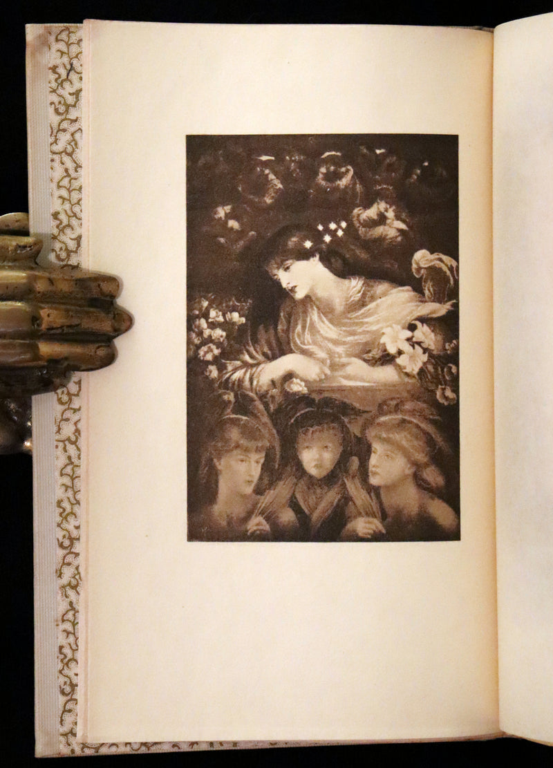 1900 Rare Edition - Blessed Damozel (and Sister Helen) by Pre-Raphaelite Dante Gabriel Rossetti.